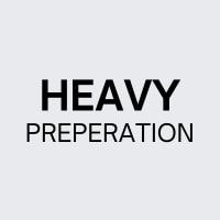 Heavy surface preparation