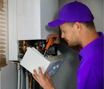 Central heating system repairs