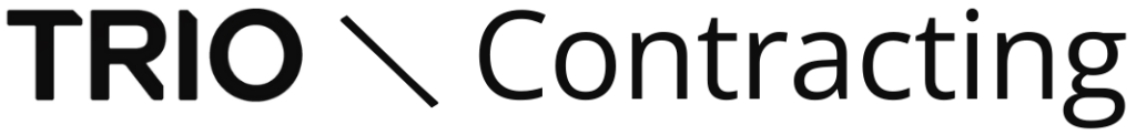 Trio Contracting - Black - Logo